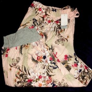 New Lane Bryant Cropped Lounge Sleep Capri Pants